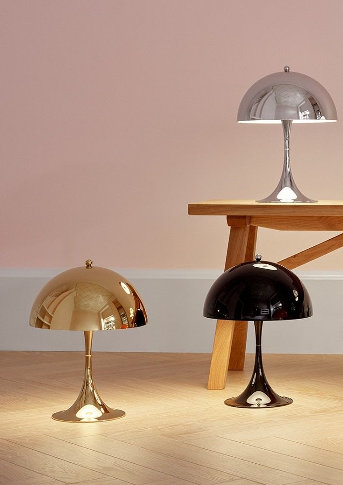 Panthella 250 Table lamp LED Metallic Louis Poulsen